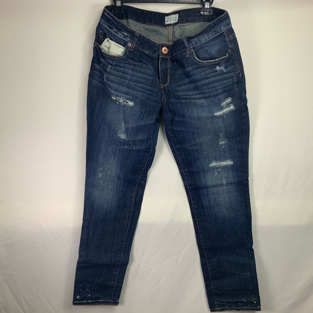 Aeropostale blue distressed jeans